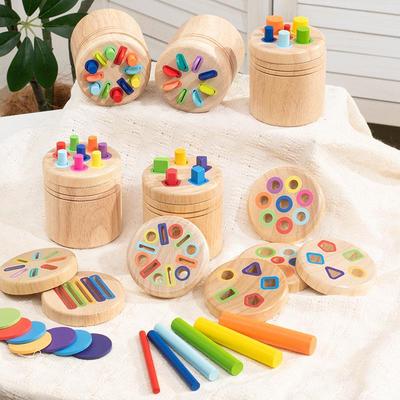 Montessori Color & Shape Sorting Cognitive Toy for Kids