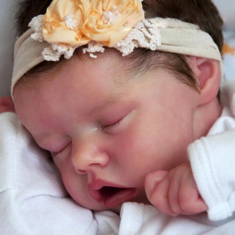 17inch Reborn Baby Doll Kits Twin A/B Lifelike Vinyl Silicone Unpainted Unfinished Blank Parts LOL Christmas Gift Dolls For Kids