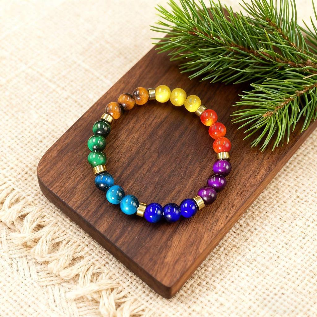 Xi Yin TK Tiger Eye Energy Bracelet: Enhance Insight with Natural Stone.