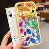 White Flowers Print Case For iPhone 17 Pro Max For iPhone 16 15 14 13 Pro Max Luxury Hybrid TPU+PC Clear Back Hard Cover