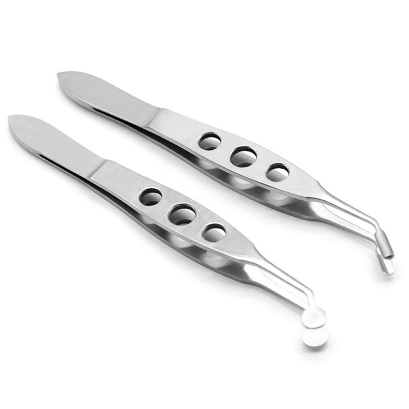 Meibomian Massage Tweezers Eye Surgery Clamp Gland Flap Eyelid Forceps Stainless Steel Titanium Alloy Eyelid Surgery Tool