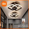 LED Ceiling Lamp Corridor Balcony Black White Indoor Chandelier Ceiling Light for Bedroom Living Room Aisle Decoration 110-220V