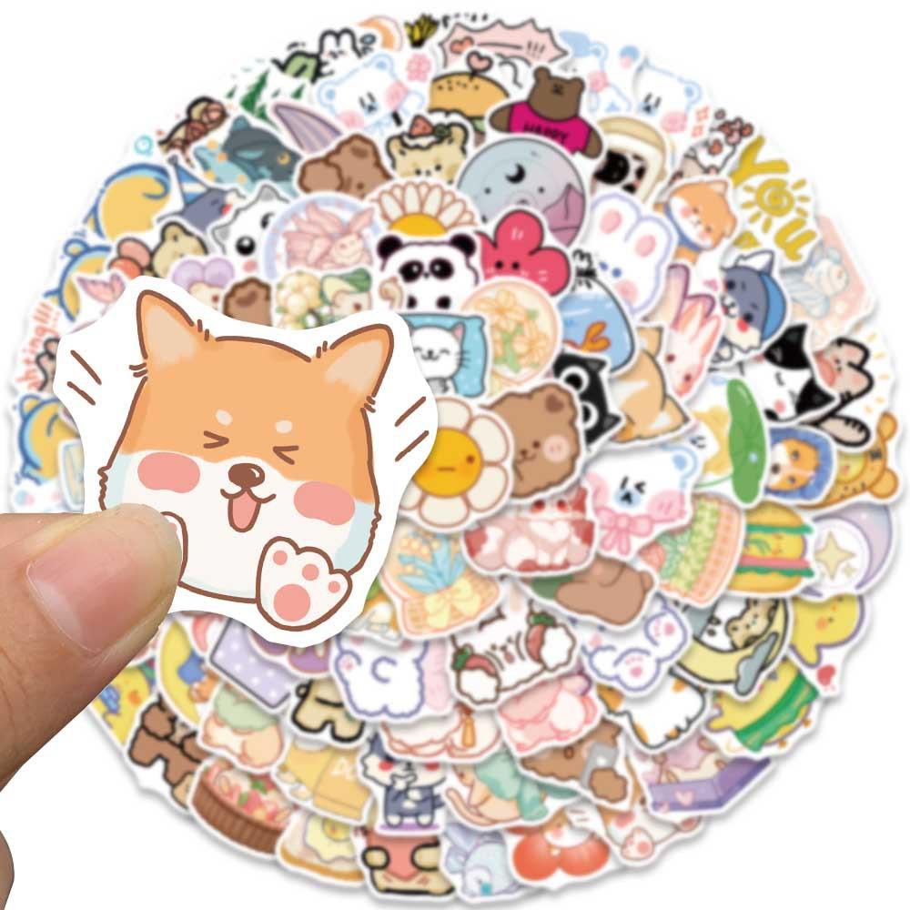 100PCS Small Size VSCO & INS Style Stickers - Small Fresh Waterproof Graffiti Decals for Luggage, Phone Case AnimeWorlds Store