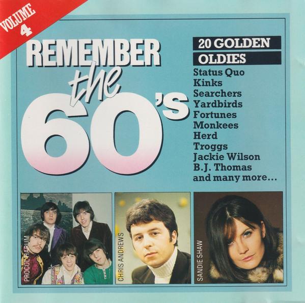 

CD VARIOUS - Remember The 60 s Volume 4 ADEHCD735 Arcade 1986 Benelux Rock Used
