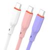 100W Dual-Ended Type-C Fast Charging Liquid Silicone Data Cable