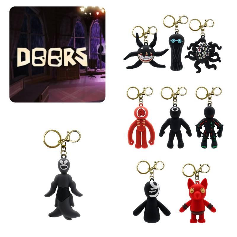 Haoan Doors Roblox Figure Keychain Pendant For Your Bag Or Keys Spooky And Cute Pvc Soft Rubber Material!
