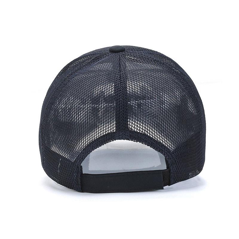Camouflage Summer Baseball Hat for Men Breathable Mesh Big Brim Women Beach Sun Hat Lettter Embroidery Outdoor Use Sport Fishing Cap