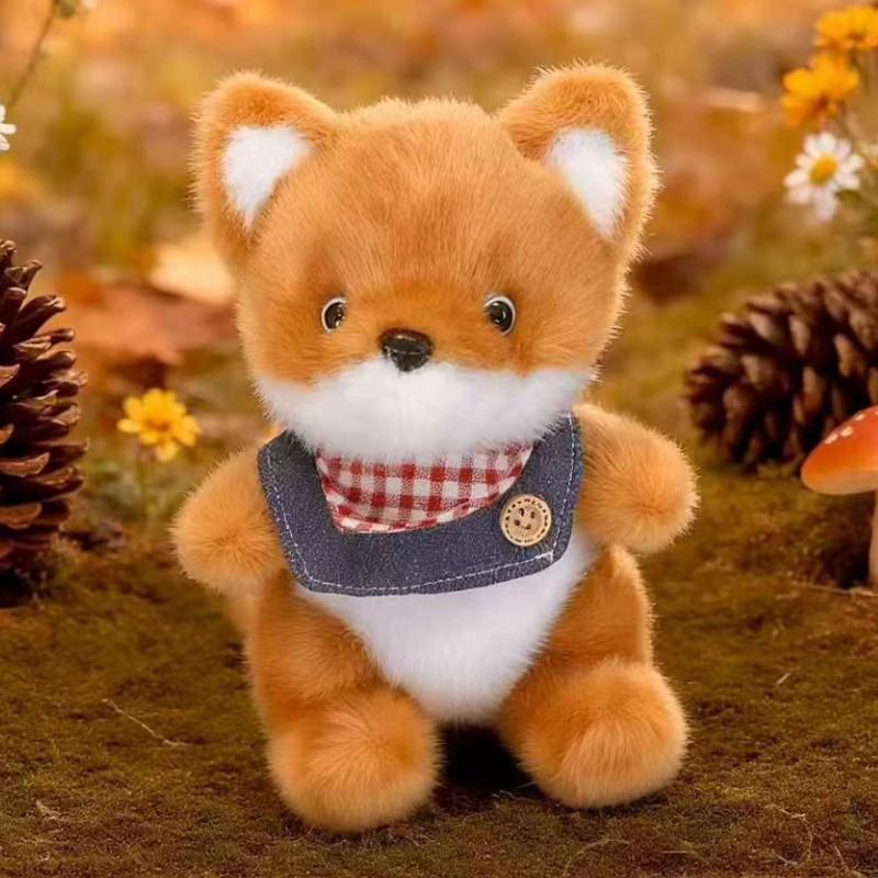 Série Jardim Coelho Raposa Esquilo Brinquedo de Pelúcia Com Algodão PP Para Decoração de Sala de Brinquedos Infantil