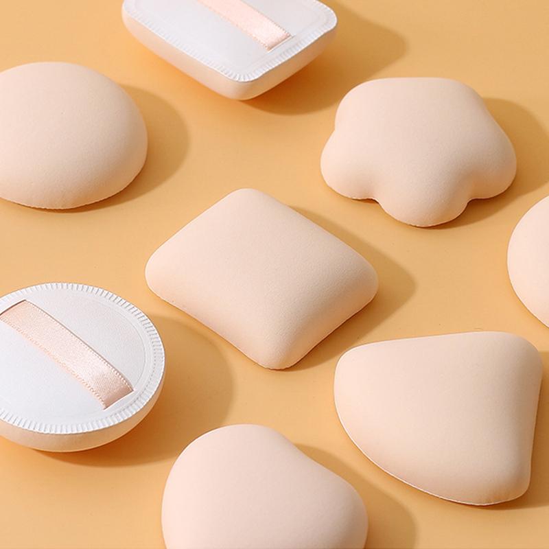 Portable Round Puff Cosmetic Facial Face Body Pudder Foundation Burete de machiaj Soft