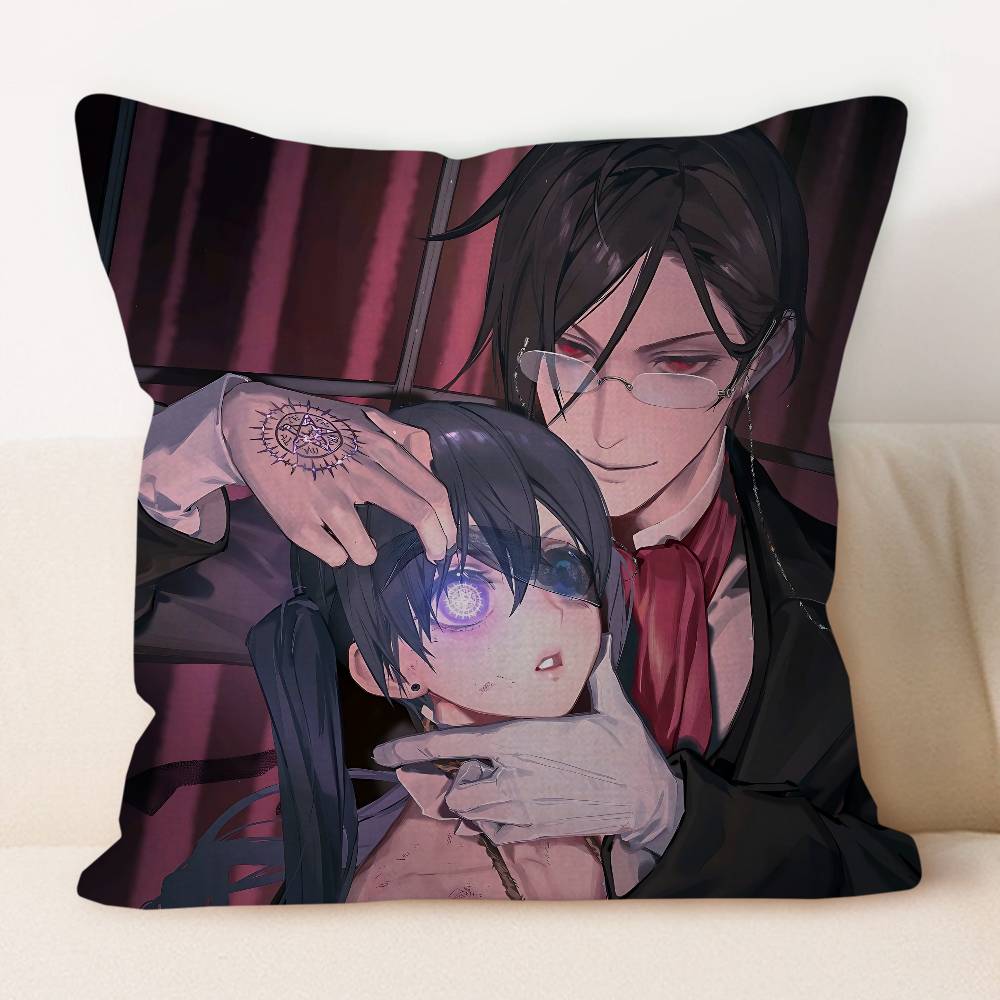 B-Black Butler Kissenbezug 30x50 Polyester Sofakissen Dekorative Wurfkissen Heimdekoration Kissenbezug