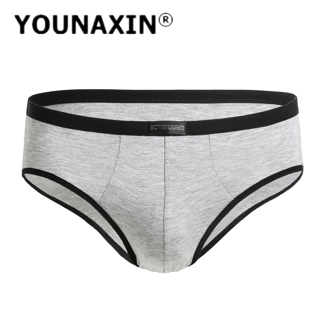 Men's Big Size Briefs Modal Teen Mid-Waist Underwear Sexy Solid Color Underwear Breathable Shorts L XL 2XL 3XL 4XL 5XL