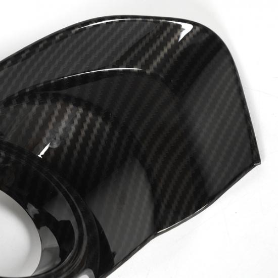 Front Fog Light Cover Trim For Ford Mustang 2015-2017 Carbon Fiber Accessories