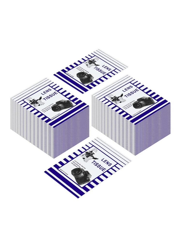 50 Pcs / Lens Paper 10 * 15cm Large Lens Wiping Paper Single Mirror Microscope COD