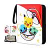 52 Style 400pcs  Card Album 2x2 Loose-leaf Large Capacity Leather Anime Zipper Card Collection Photo Album