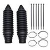 Universal Silicone Rack Pinion Steering Gaiter Pinion Boots+Cable Ties+Clamp Kit For Rack Steering Boot Gaiter And Pinion Boot