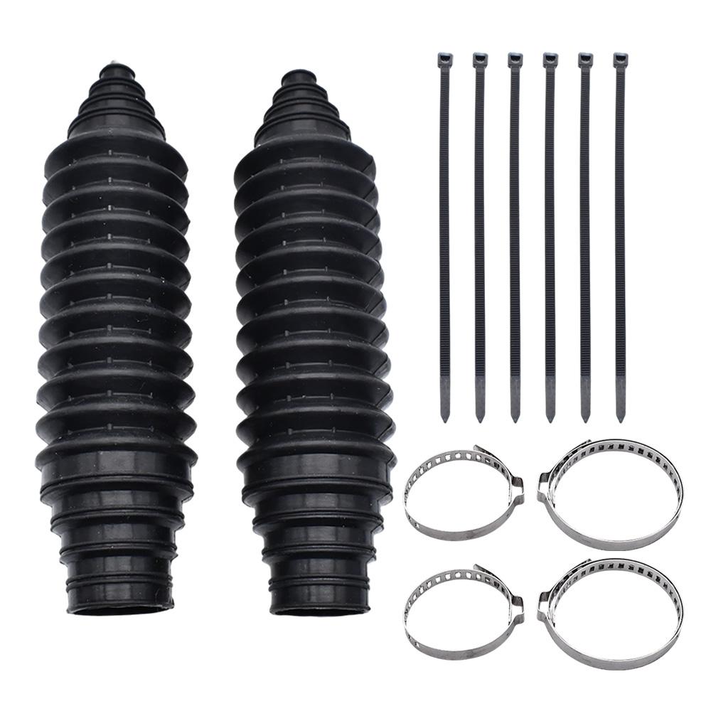 Universal Silicone Rack Pinion Steering Gaiter Pinion Boots+Cable Ties+Clamp Kit For Rack Steering Boot Gaiter And Pinion Boot