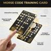 Trendy Design training card Practical Morse code training card Morse Code Karte  Birthday Present