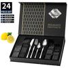 Slim Waist Stainless Steel Cutlery Set: Knife, Fork, Spoon for Western Cuisine