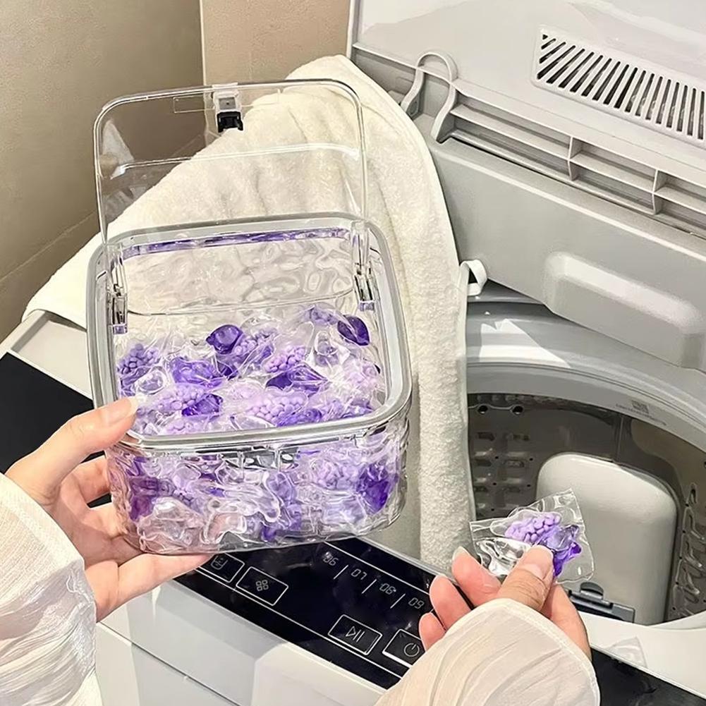 Hair Accessories Organizer Clear Hair Tie Organizer Large Capacity Desktop Storage Box Countertop Holder Box for Headband Bows