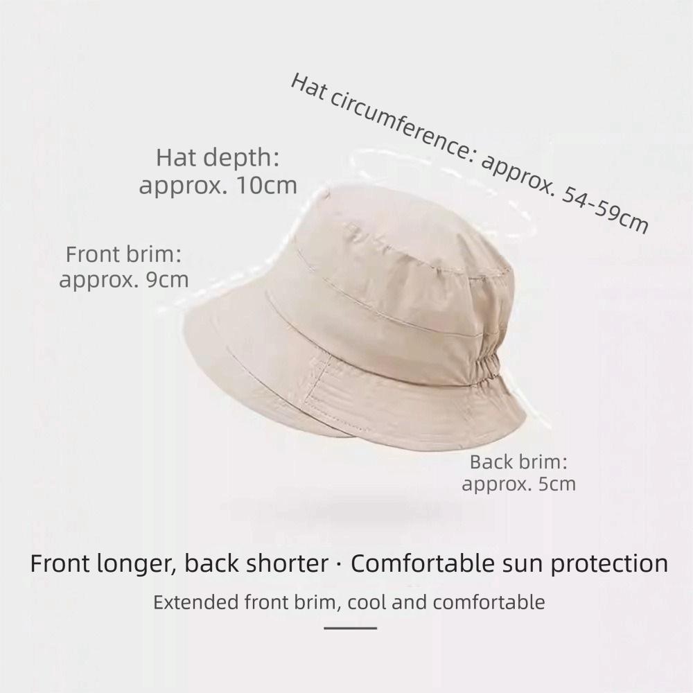 Japanese Style Sun Protection Hat Thin Bucket Hat Casual Fishing Caps  Outdoor