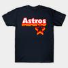 Asian Size Cotton Unisex Tshirt Print T-shirt Astros And Star Retro T-shirt No-Cut Print Regular Fit