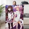 Anime Nap Blanket Sofa Winter Warm A-Madoka A-Magica Bed Fleece Camping Fluffy Soft Blankets King Size Microfiber Bedding