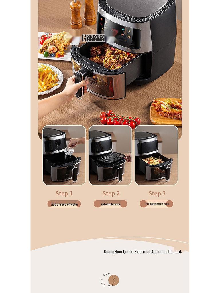 110V Air Fryer: European, British, and American Standards - Multifunctional Electric Fryer for Baking & Fries