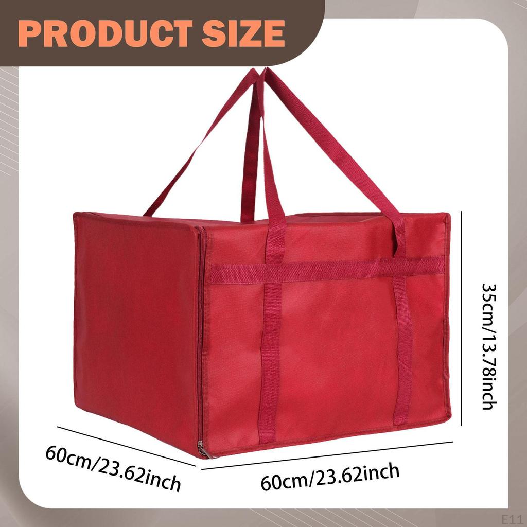 Catering Bag Food Insulated Removable Base Made of Sturdy Non-woven for Delivery Service Outdoor