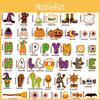 Event Blackboard Halloween Stickers Set With Paper Card Labels Party Props Decor
