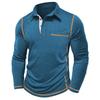 Autumn New Arrivals Men's Long-Sleeved Collared T-Shirt Men's Polo Shirt Top