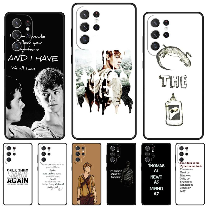Maze Runner newt phone case For Samsung Galaxy S24 S25 S23 S22 Ultra Note 10 20 Plus S20 S21 FE Cover