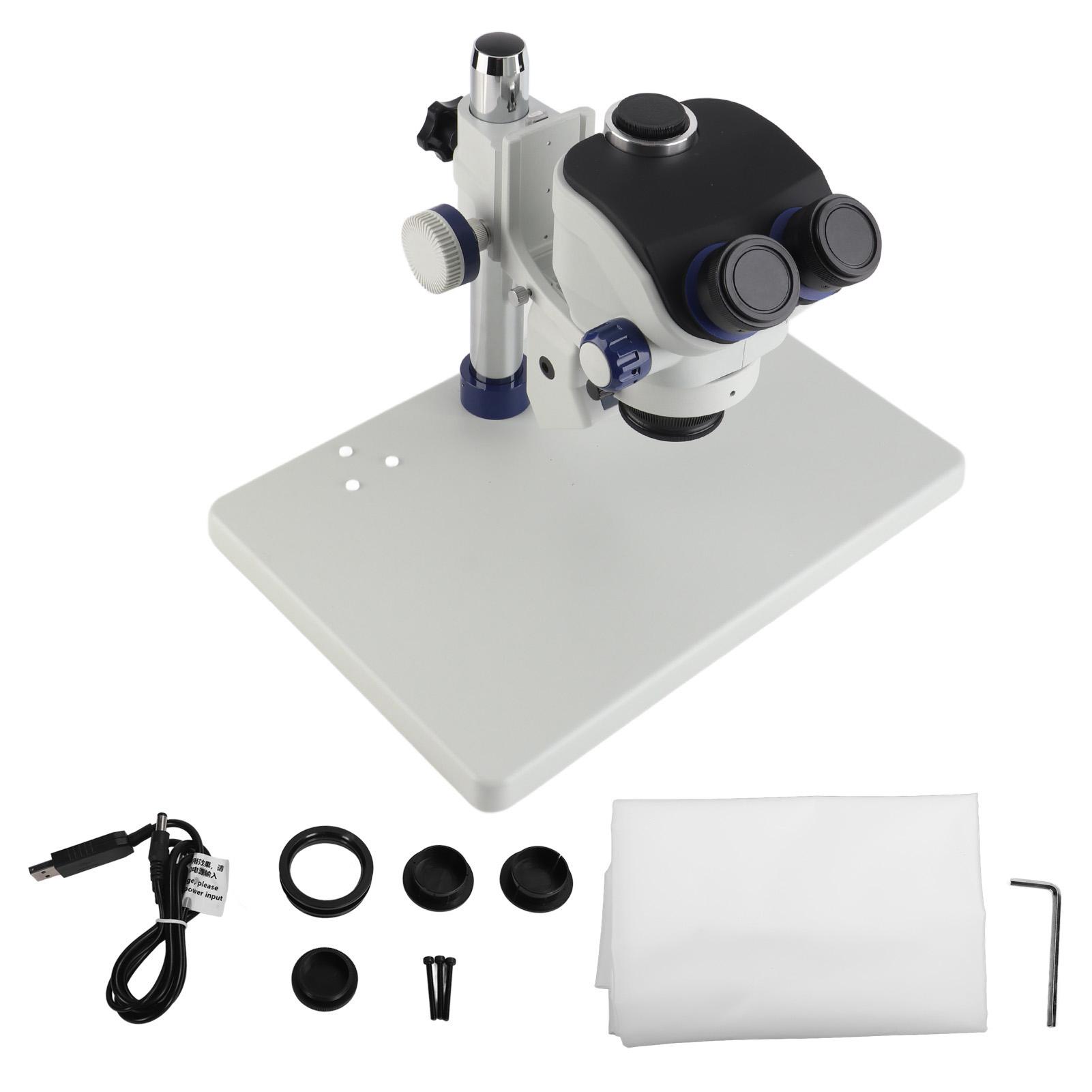 

3.5X100X Zoom Microscope Compound Trinocular Microscope with Light 45 Degree Tilt 360 Degree