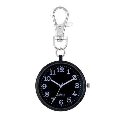 Karabiner Uhrenclip Schlüsselanhänger Uhr Wasserdicht Taschenuhr Analog Outdoor Mode Accessoire Herren Damen