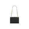 SAINT LAURENT ENVELOPEMATELASSE Lambskin Envelope Bag, Crossbody Bag, Shoulder Bag Medium Women's Black 600185-AACT7-1000