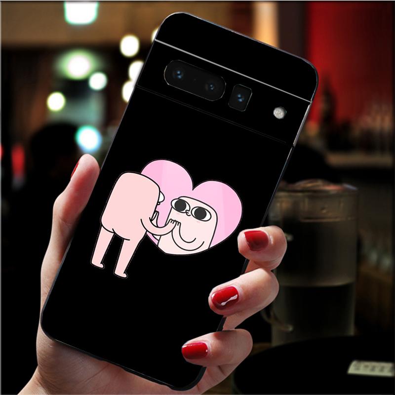 Phone Case for Google Pixel 7 Pro 7 6A 6 Pro 5A 4A 3A Pixel 4 XL Pixel 5 6 4 3 XL 3A XL 2 XL Cute Cartoon Ketnipz Case Funda
