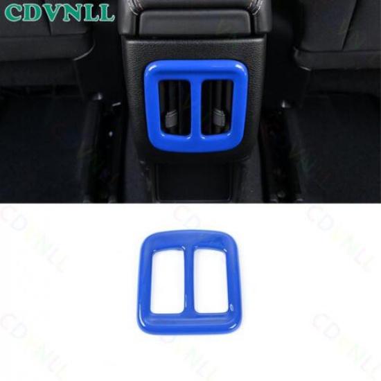 Rear Seat Air Outlet Vent Frame Trim 1PCS For Jeep Compass 2017- Bright Blue