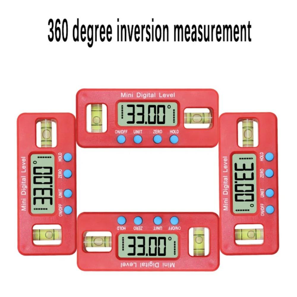 Digital Inclinometer, Magnetic Electronic Goniometer, Digital LCD Angle Meter, Backlit Angle Scale, Slope Conversion Meter
