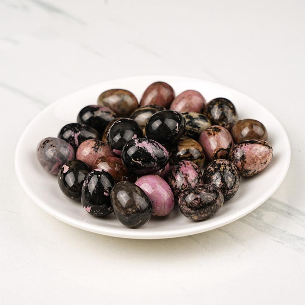 1 Pcs, Natural Crystal Rolling Stone, Mini Egg, 15 * 20mm, Raw Stone Bird Egg, Easter Egg, Ornament