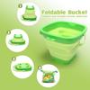 Collapsible Beach Sand Toys for Kids - Travel Beach Toys with 3 Collapsible Beach Buckets,3 Beach Shovels, 4 Sand Molds, Mesh Bags,Sand Bucket Shovel