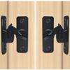 Robust Zinc Alloy Sliding Door Lock 90/180 Degree Design for Home Safety Suitable for Various Doors and Drawers