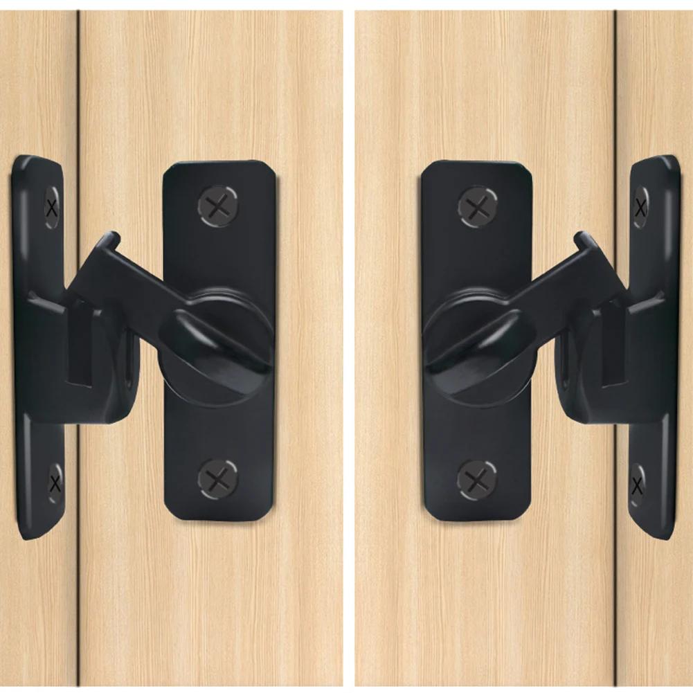 Robust Zinc Alloy Sliding Door Lock 90/180 Degree Design for Home Safety Suitable for Various Doors and Drawers