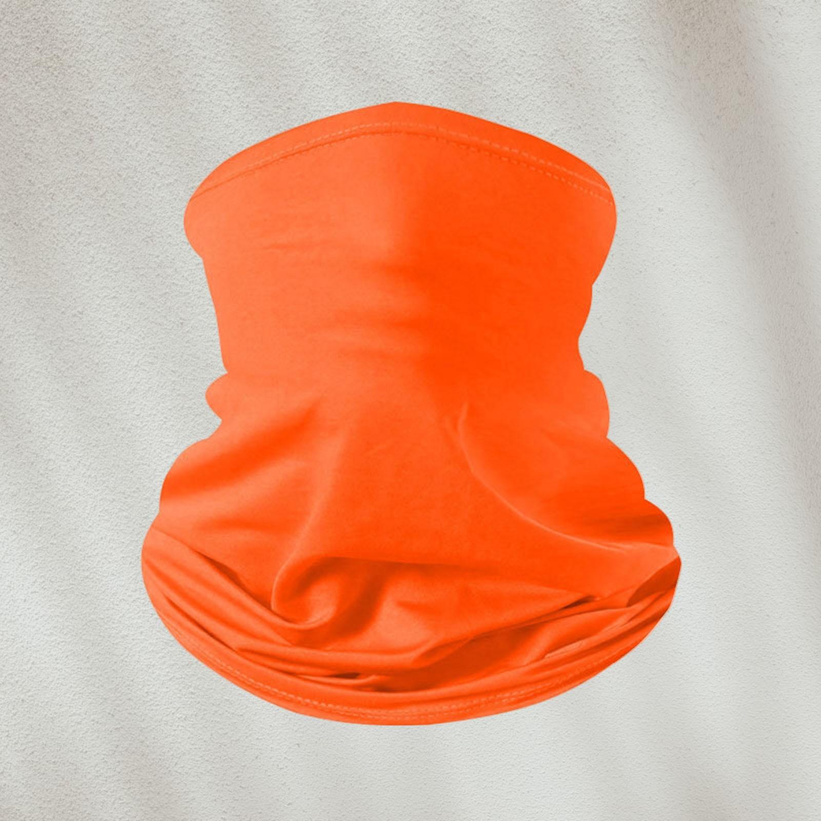 

Летняя Солнцезащитная Маска для езды на велосипеде, для рыбалки на открытом воздухе, для защиты от ультрафиолета, для головы, солнцезащитный крем, повязка на шею One Size оранжевый