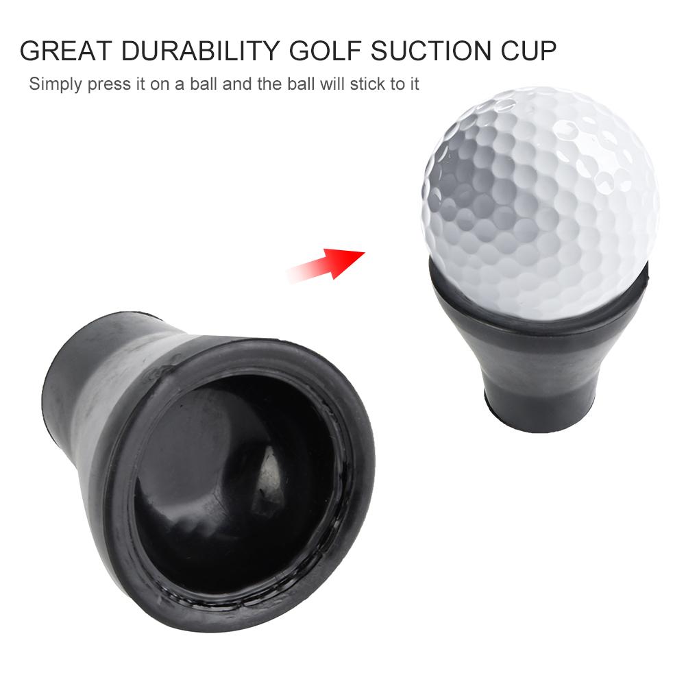 Golf Ball Retriever Practical Pick Up Suction Cup Grabber Rubber