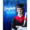 Custom Congrats Name Neon Signs for Class of 2025 Graduation, Personalized Congrats LED Neon Lights with Graduation Cap for Graduation Party Decor,