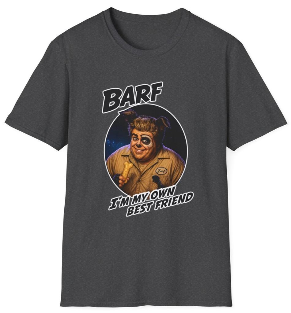 Funny Spaceballs Barf Unisex Fashion Casual Loose T-Shirt | Sci-Fi Movie Graphic Tee | Unique Gift for Movie Lovers & Daily Wear
