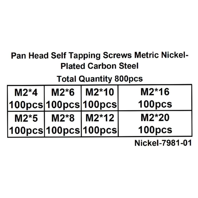 Industrial Screw Set Convenient Screw Set Assorted Screw Set 1-1.7mm Screws set