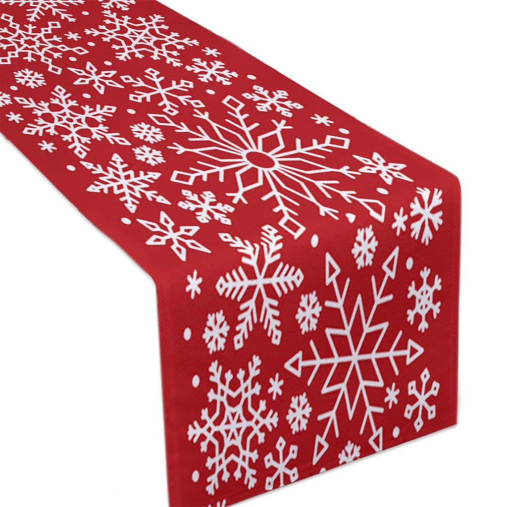 Table Cover Linen Washable Desk Runner for Party Dresser Room Farmhouse Decoration