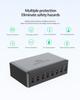 8-Port Multifunctional Charging Station for Apple and Laptops with PD Fast Charging