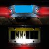 12V 24V LED Half-circle License Plate Light White Red Rear Driving Number Plate Lamp for Truck Trailer ATV Lorry Car Bus Van RV