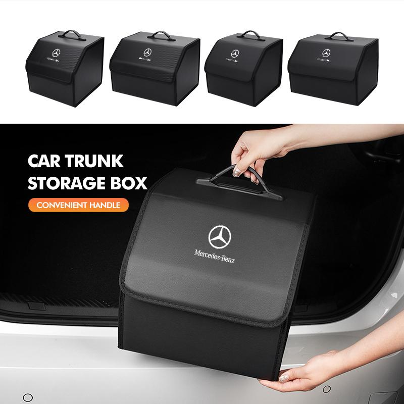 CRS1 Car Organizer Trunk Storage Bag Stowing Multiues Tidying Box For Mercedes Benz W202 W212 W126 W140 W168 W177 CLS GLE GLC GLS CLA